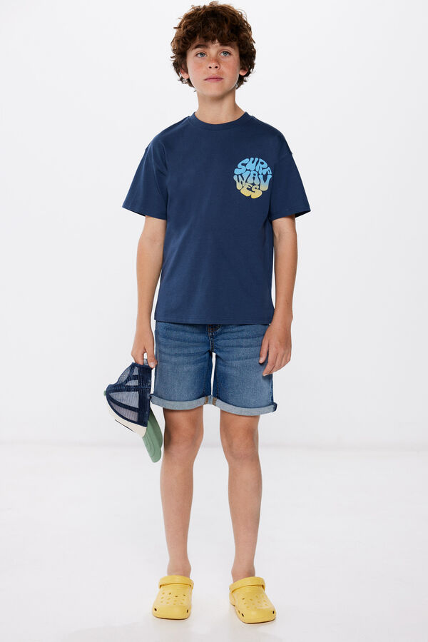 Springfield Kids Camiseta dip dye ni&ntilde;o estampado