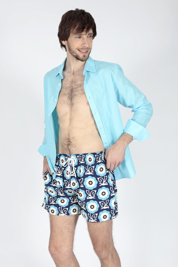 Brave Soul Bañador estampado con cordón estampado