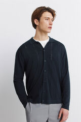 Springfield C&aacute;rdigan botones cuello polo azul