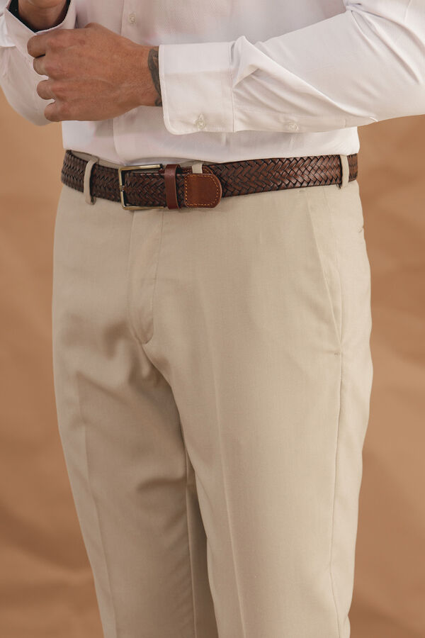 Celopman Pantalón Traje beige