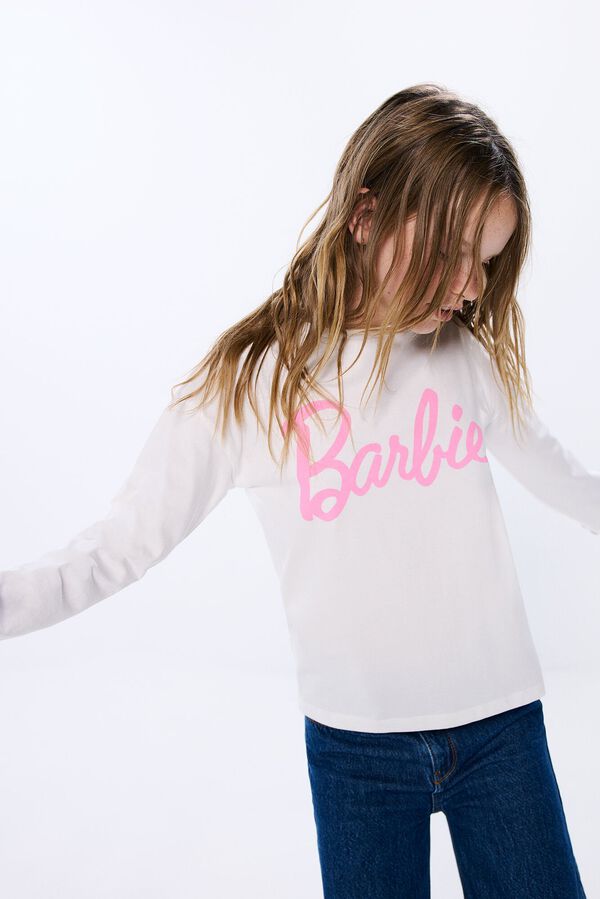 Springfield Kids Camiseta Barbie ni&ntilde;a blanco