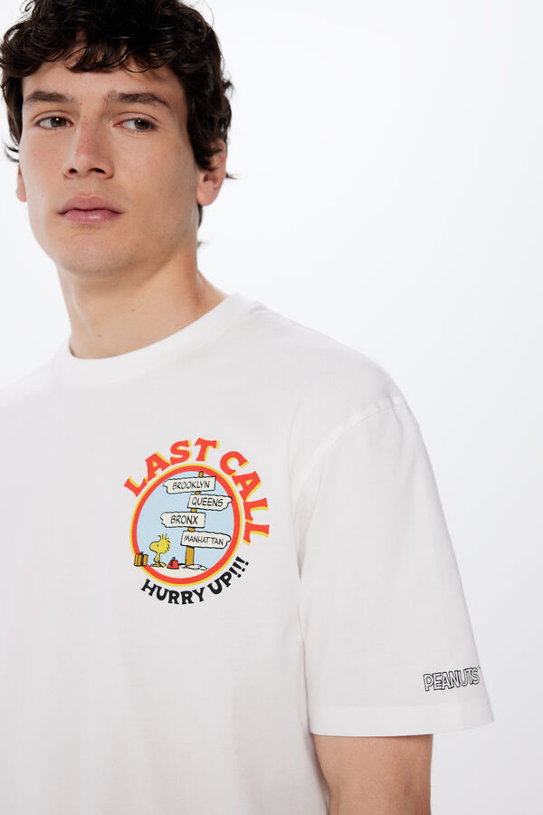 Springfield Camiseta Snoopy Summer Tree marfil