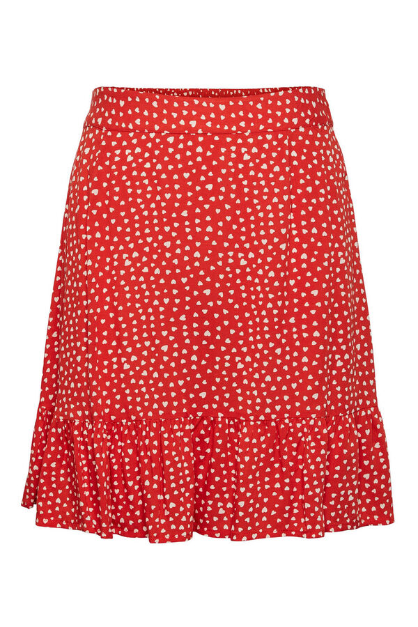 Springfield Falda corta de mujer rojo