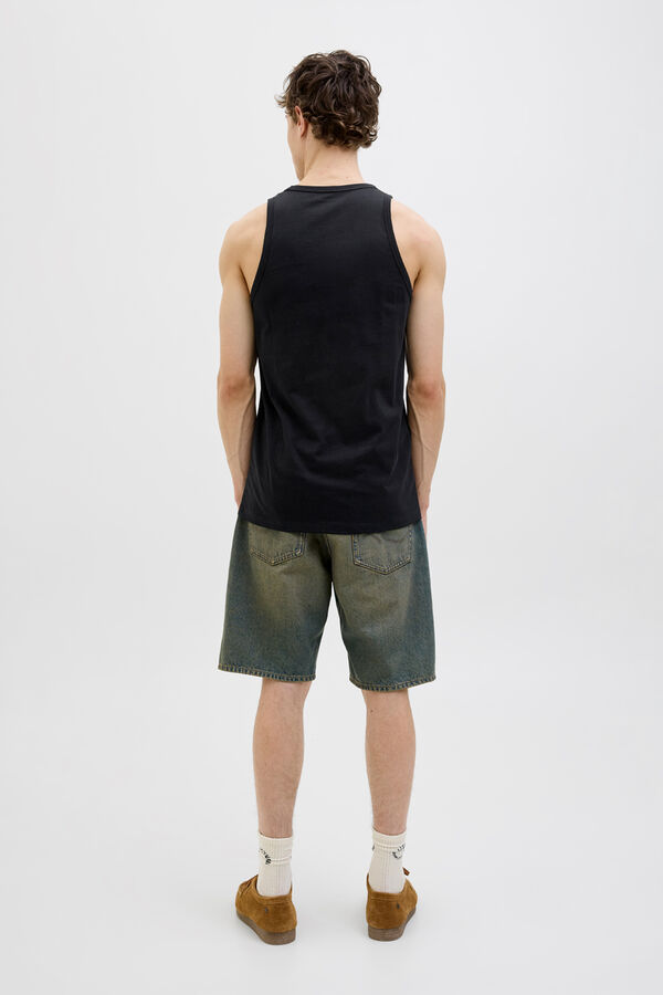 Jack & Jones Camiseta tirantes regular fit negro