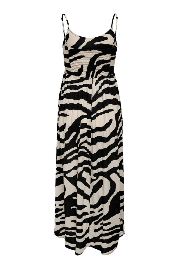 Only Vestido de al&ccedil;as comprido preto