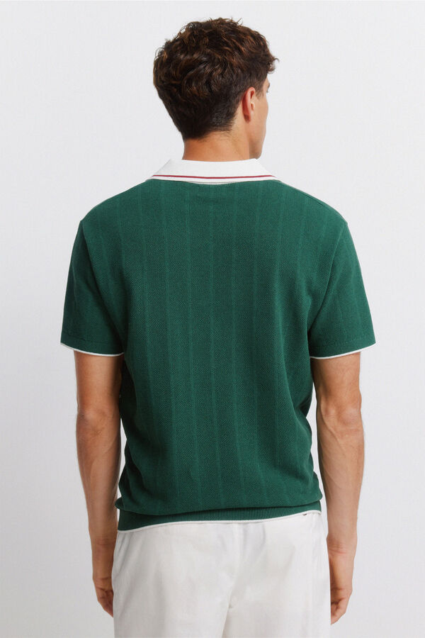 Springfield Polo deportivo contraste verde