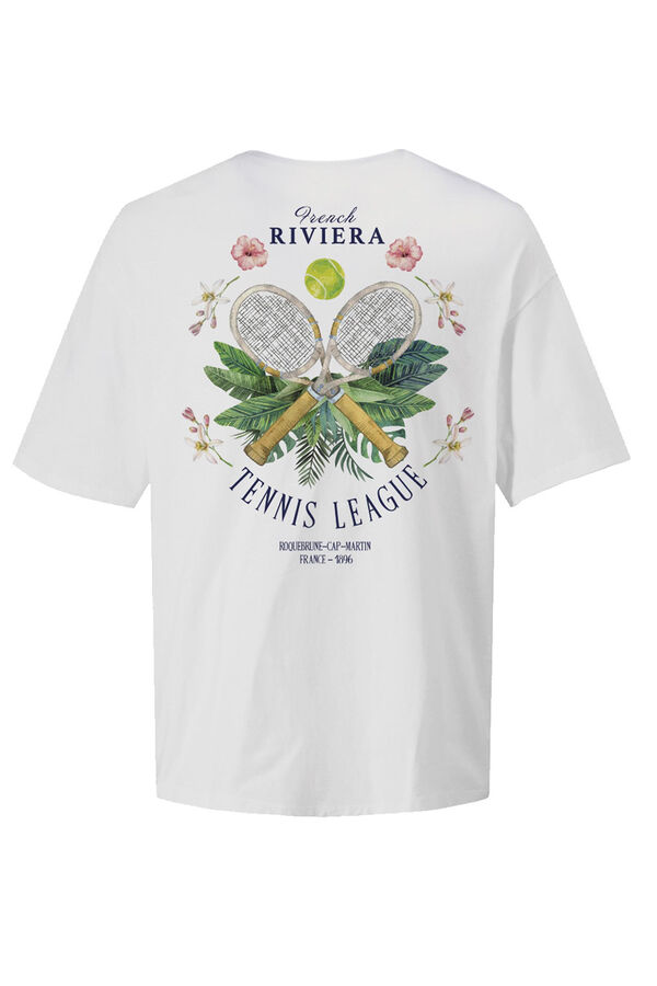 Jack & Jones Camiseta oversize fit blanco