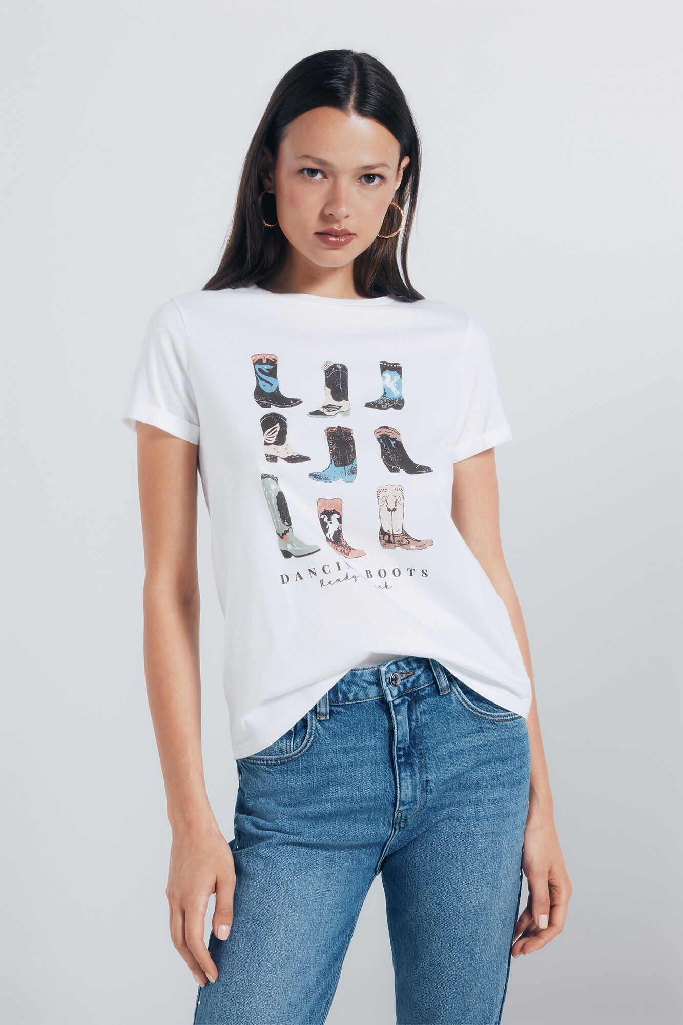 Springfield Camiseta "Dancing boots"