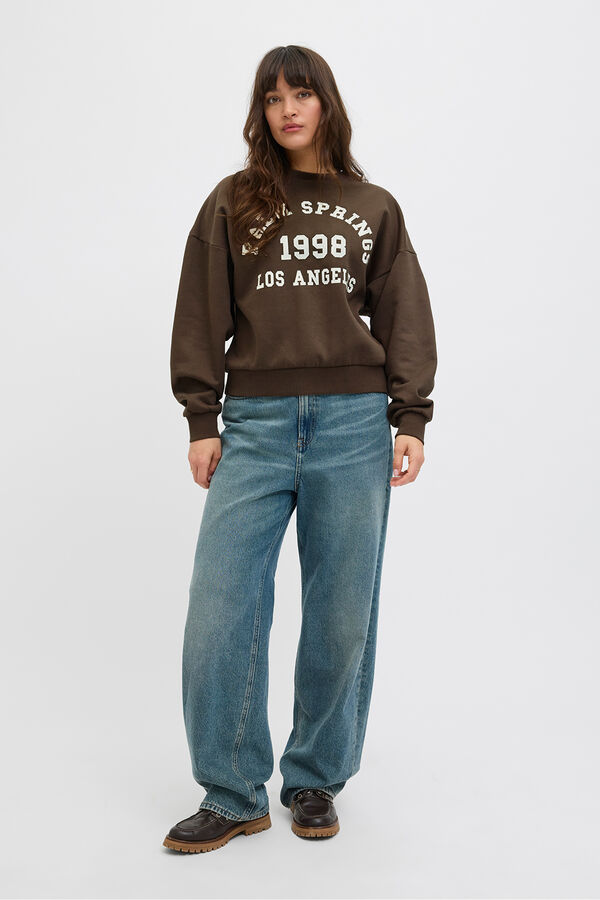 Jack & Jones Sweatshirt de regular fit castanho