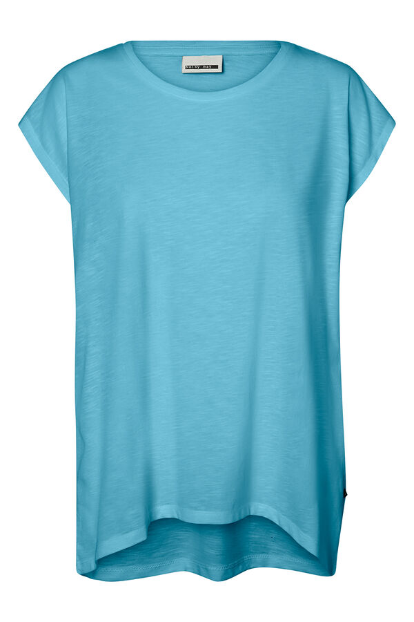 Noisy May Camiseta larga manga corta azul