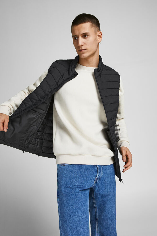 Jack & Jones Chaleco Puffer negro