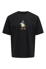 Only & Sons Camiseta manga corta Looney tunes negro