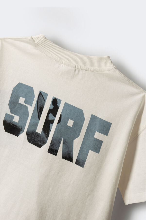 Springfield Kids Camiseta de surf para menino bege