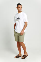 Jack & Jones Bermuda jogger de algod&oacute;n verde