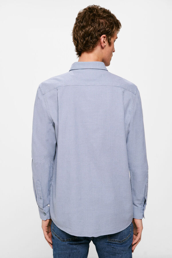 Springfield Camisa estructura azul