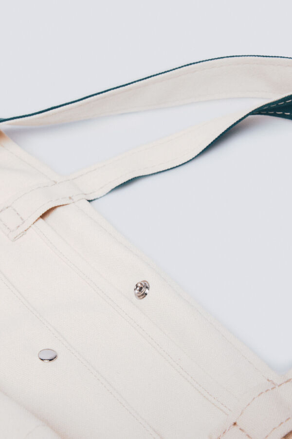 Springfield Bolsa de viaje tejido canvas marfil