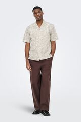 Only & Sons Camisa de manga curta cinzento