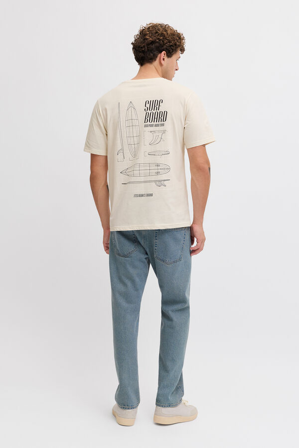JJ REBEL Camiseta relaxed fit blanco