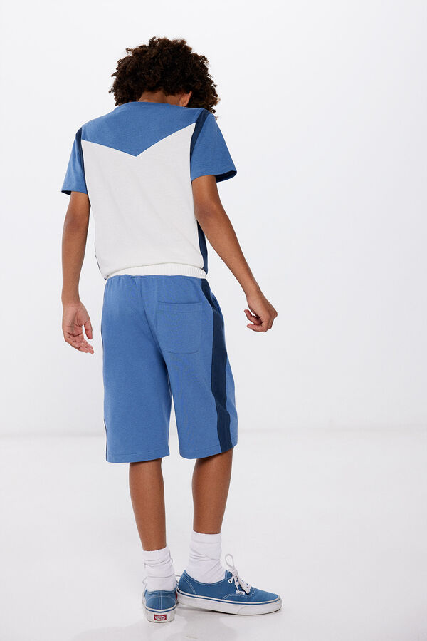 Springfield Kids Bermudas jogger rapaz azul