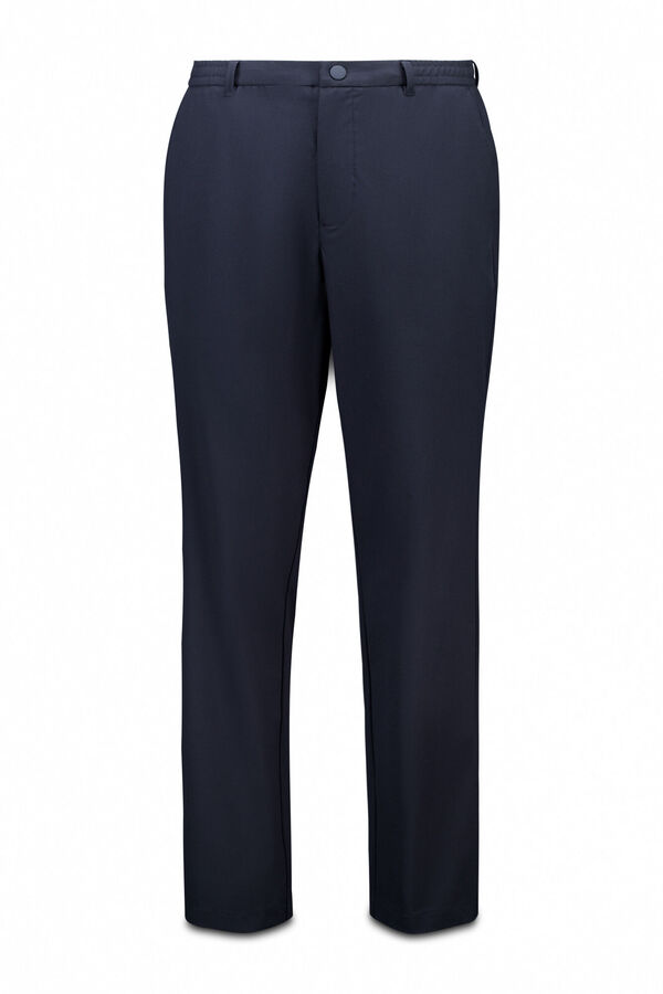 Springfield Pantal&oacute;n chino jogger comfort fit azul