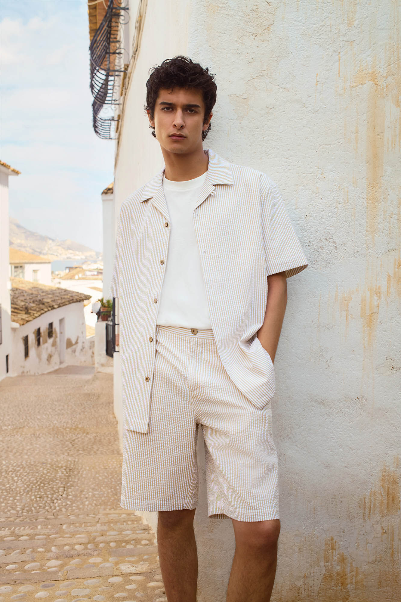 Springfield Bermuda seersucker relaxed fit