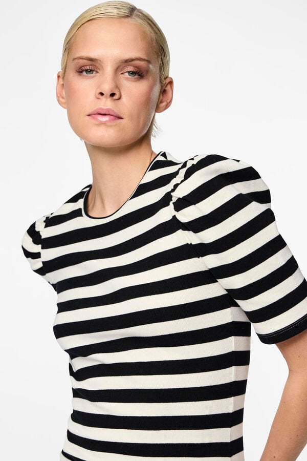 Pieces T-shirt de manga curta branco