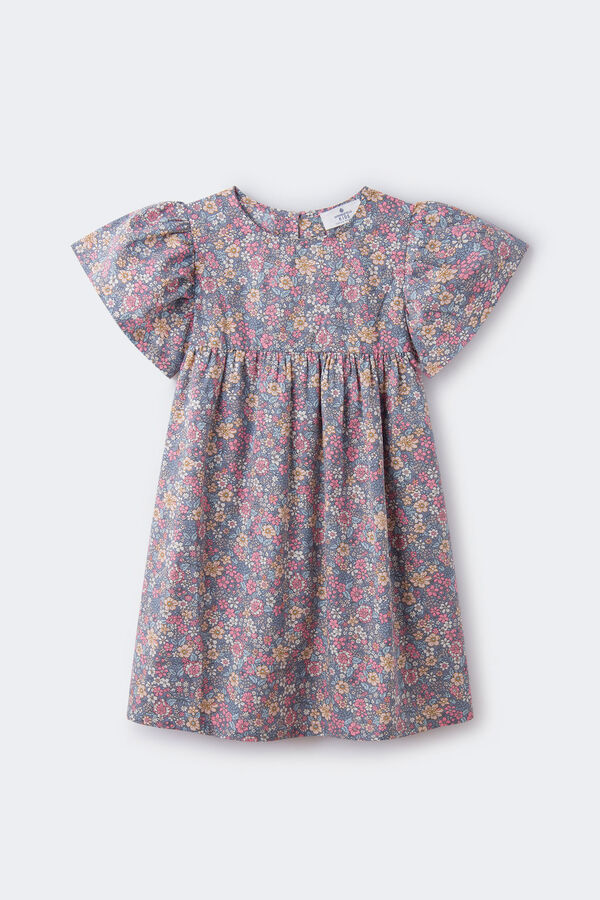 Springfield Kids Vestido floral cinzento menina cinzento