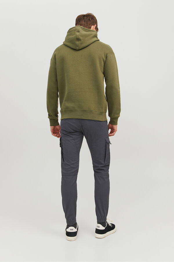 Jack & Jones cal&ccedil;as cargo justas preto