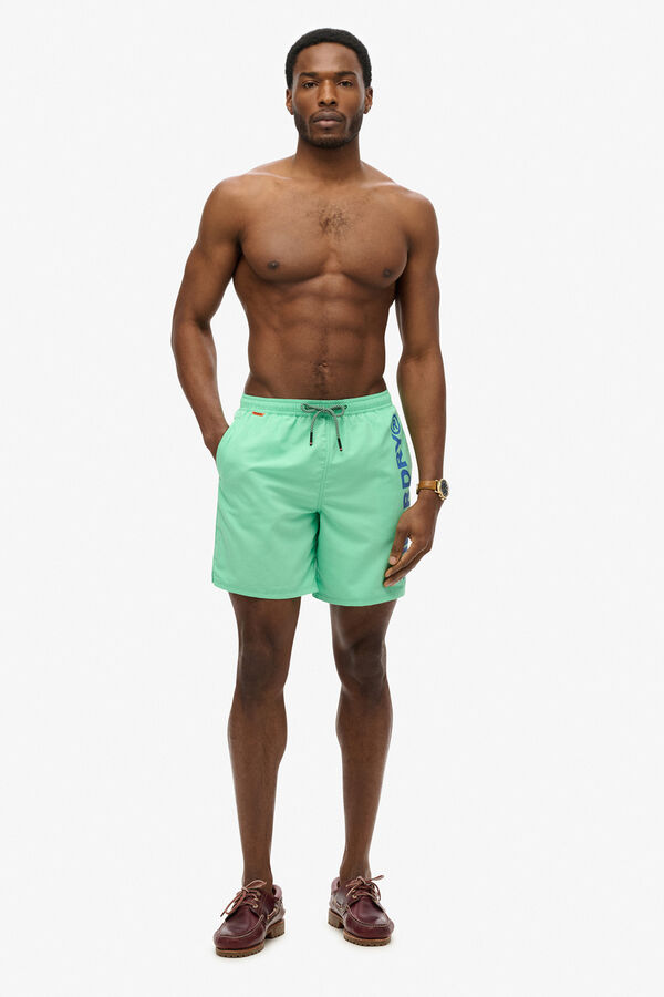 Superdry Ba&ntilde;ador Sportswear Logo 18 azul