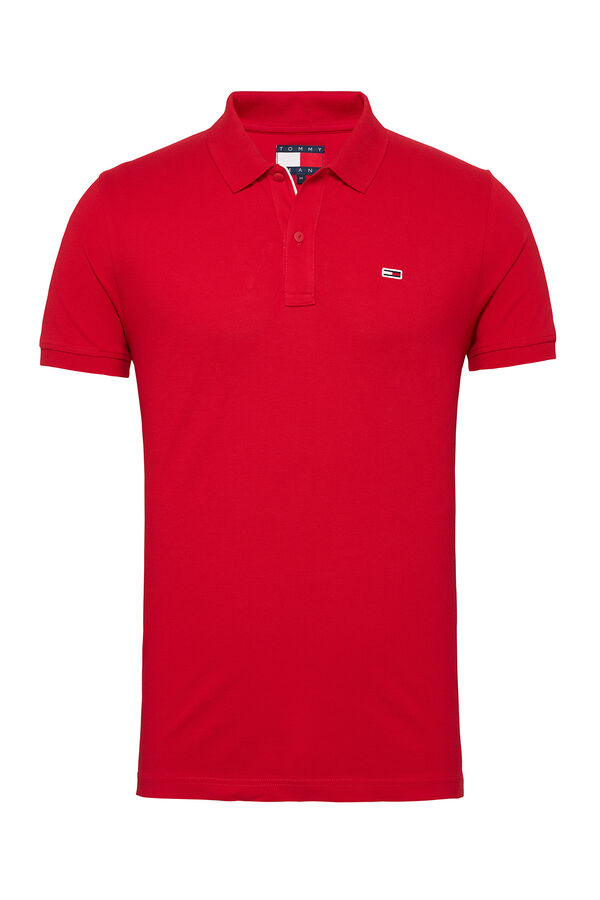 Tommy Jeans Polo de homem Tommy Jeans vermelho
