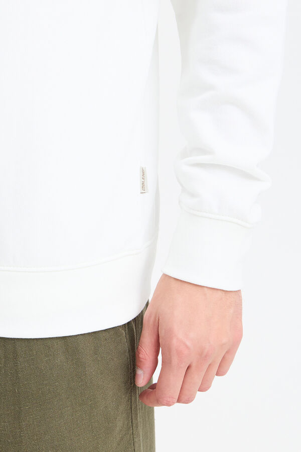 Blend Sweatshirt com gola redonda  azul