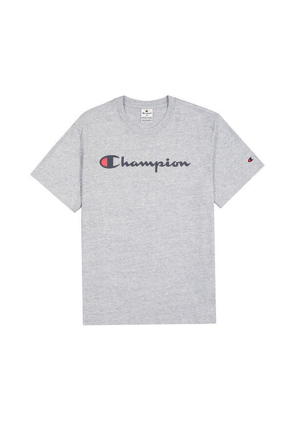 Champion Camiseta de algod&oacute;n hombre gris