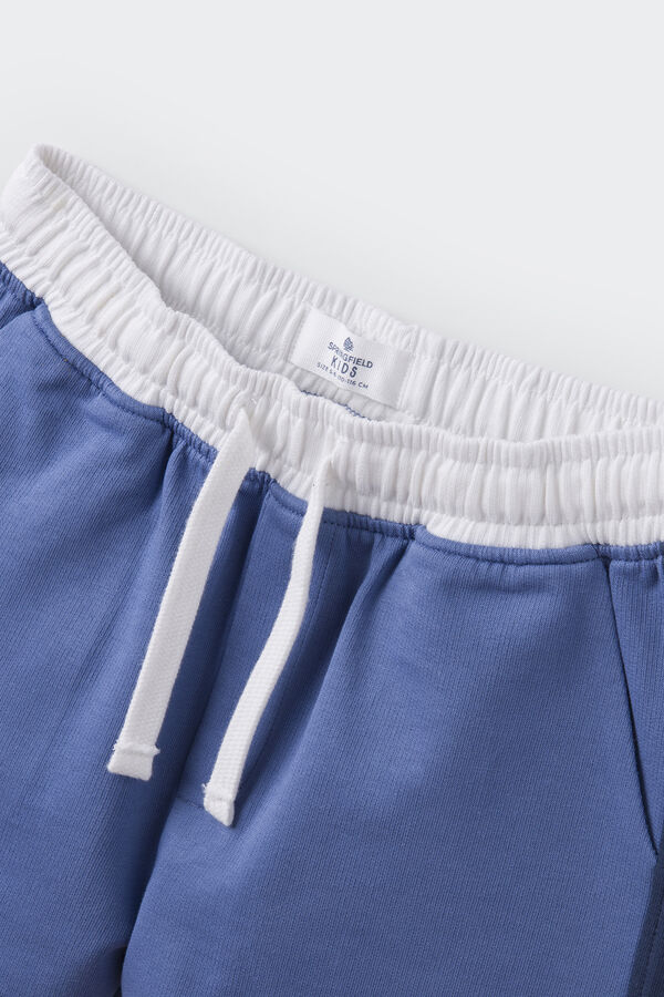 Springfield Kids Bermudas jogger rapaz azul