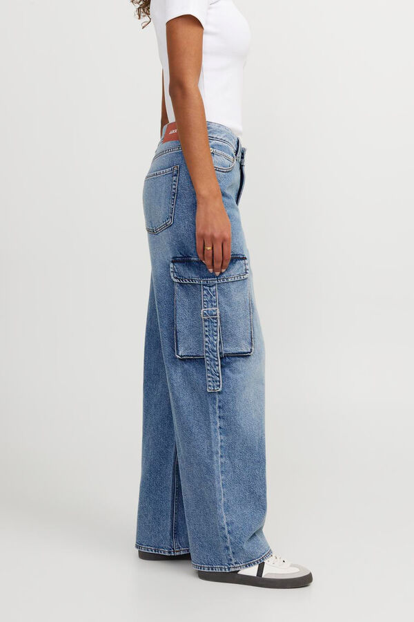 Jack & Jones Jeans Wide Leg Cargo azul