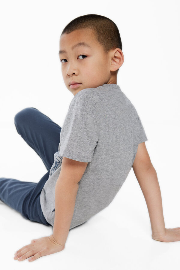 Springfield Kids Camiseta print basket ni&ntilde;o gris