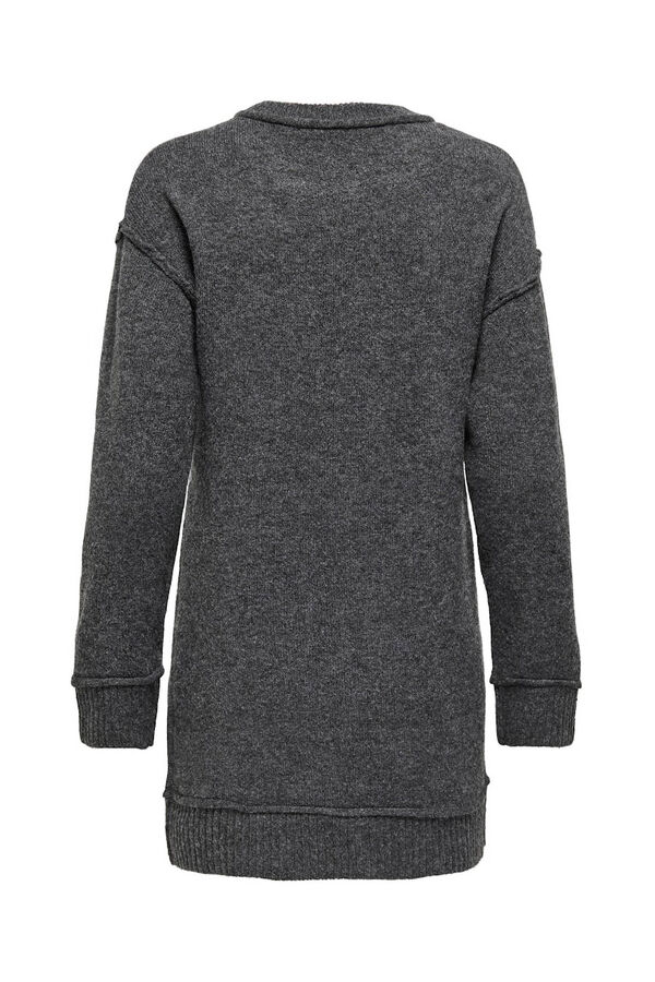 Only Vestido curto de malha  cinzento