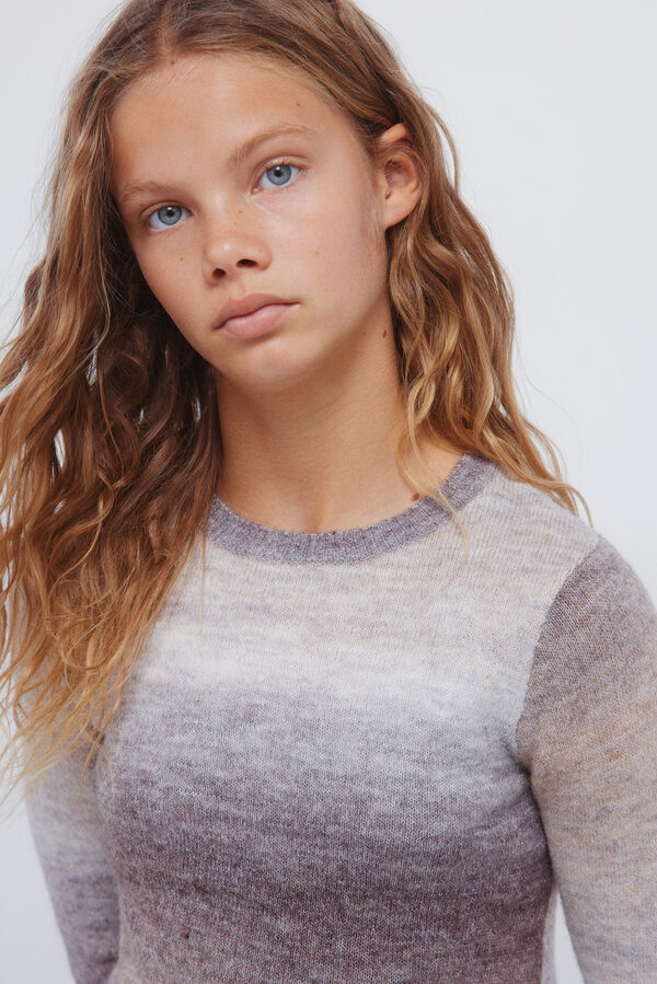 Springfield Kids Vestido rayas ni&ntilde;a beige