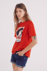 Springfield Camiseta "Mafalda" rojo