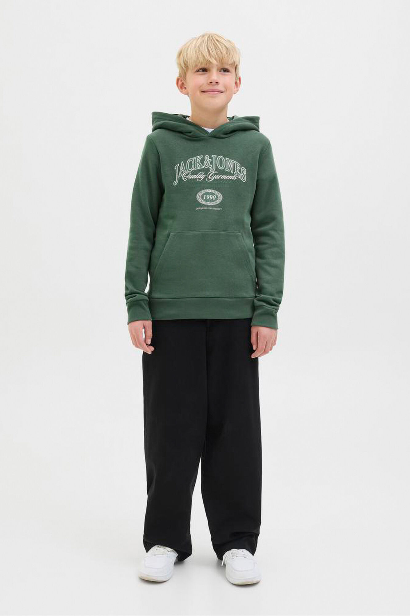 Jack & Jones Junior Sudadera logo con capucha