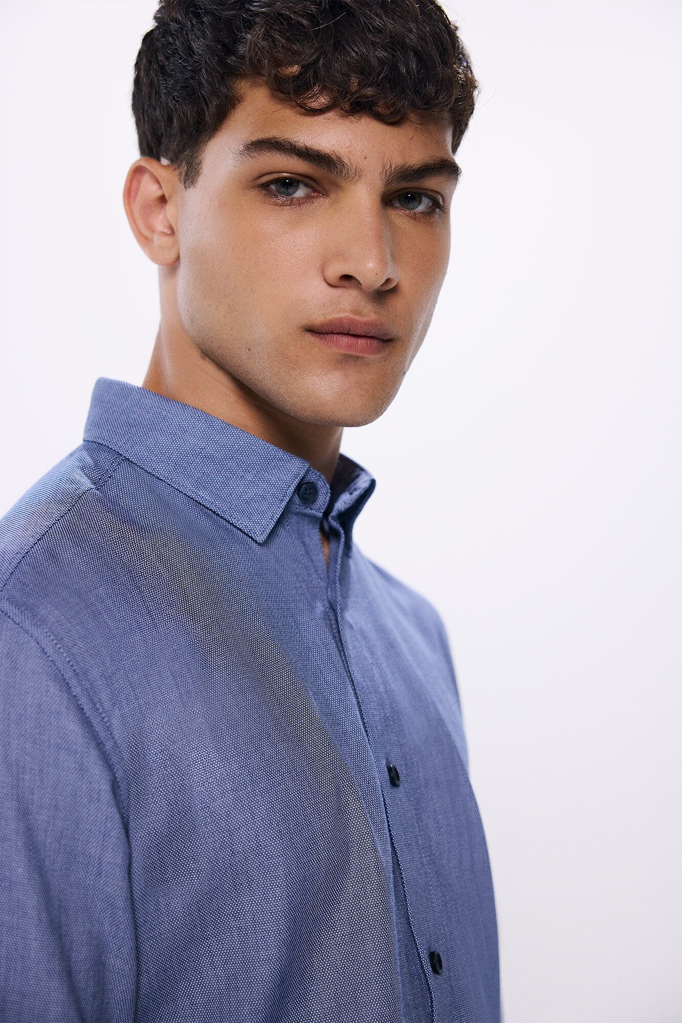 Springfield Camisa social bicolor