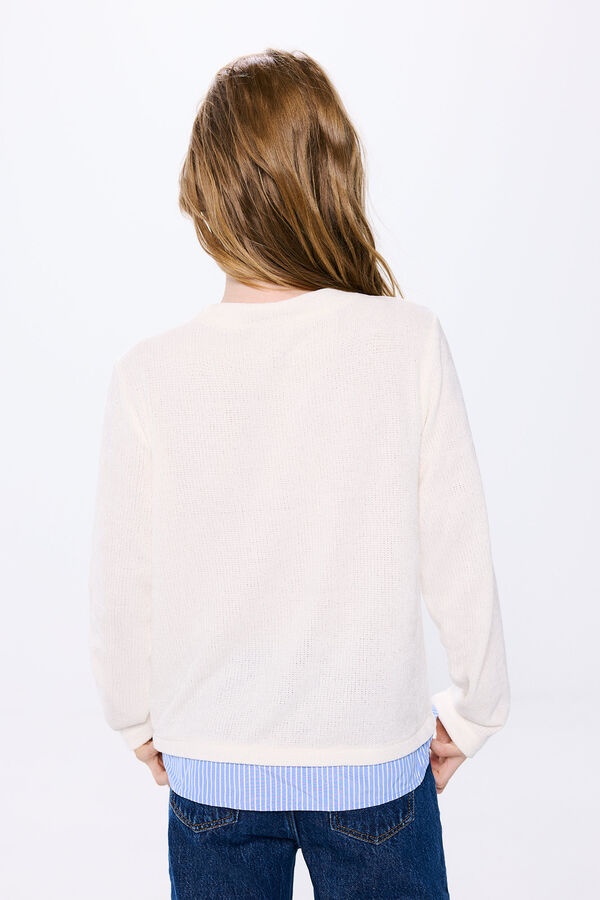 Springfield Kids Jersey bimateria niña estampado