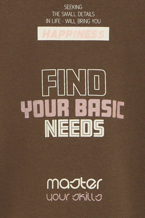 Blend Sudadera cuello redondo tostado