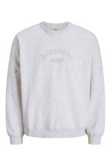 Jack & Jones Sudadera b&aacute;sica logo blanco
