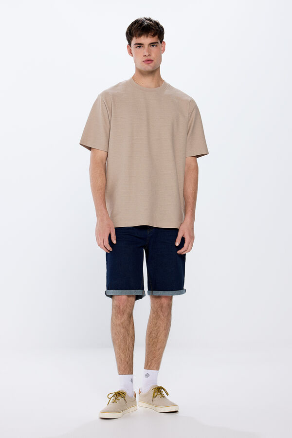 Springfield Camiseta rayas nude