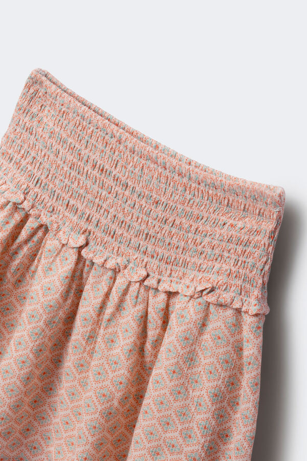 Springfield Kids Saia curta de menina com gravata cru