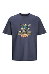 Jack & Jones Camiseta estándar fit Skull azul
