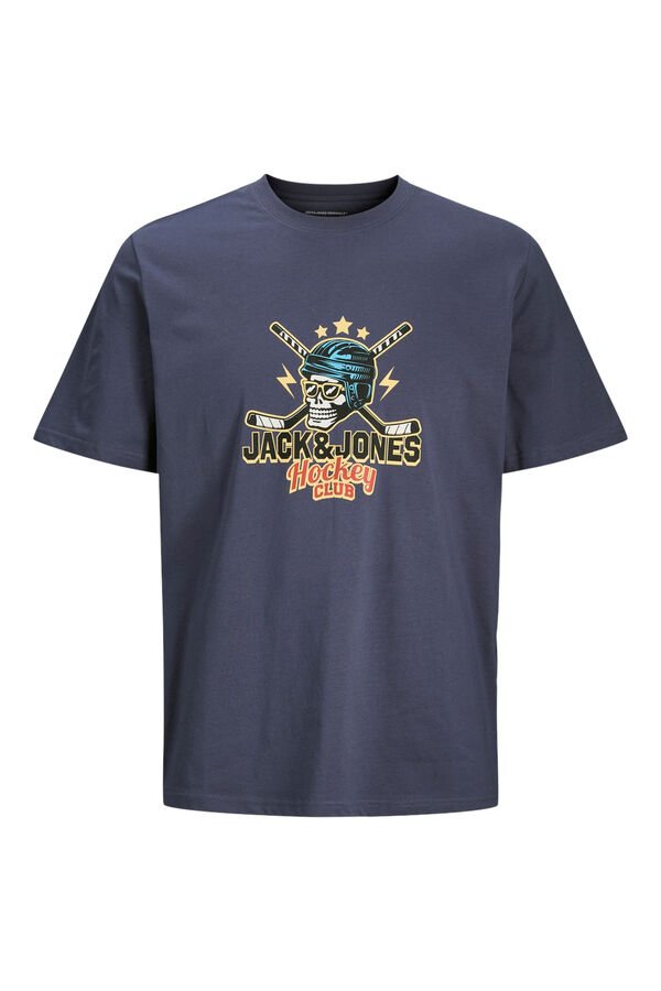 Jack & Jones Camiseta estándar fit Skull azul
