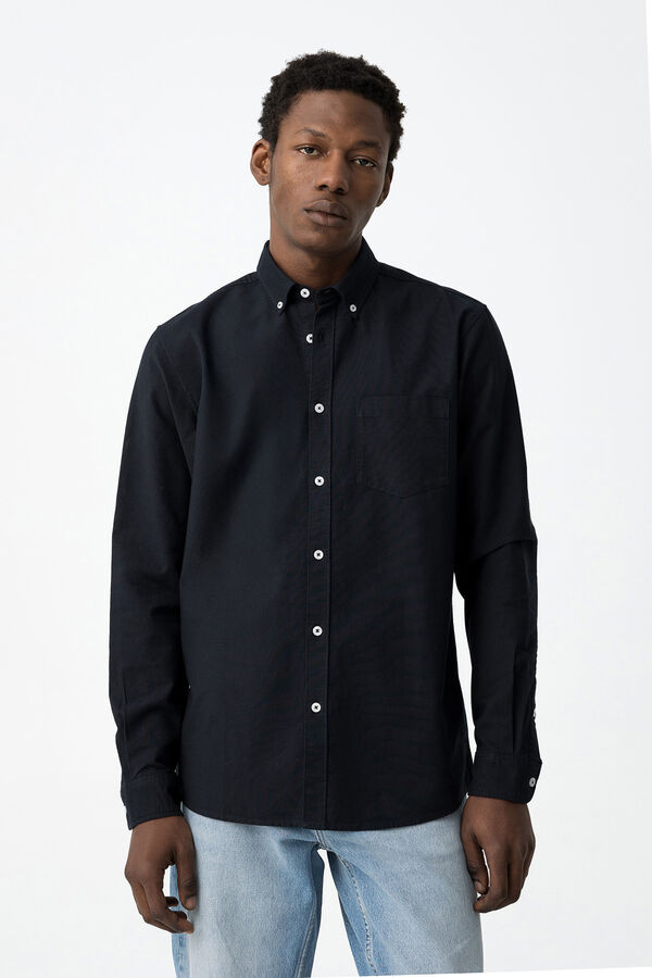 Tiffosi Camisa slim fit azul