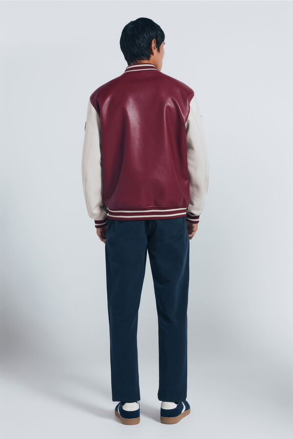 Springfield Pantal&oacute;n chino comfort slim fit azul