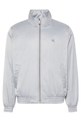 CK Jeans Chaqueta Harrington de hombre gris